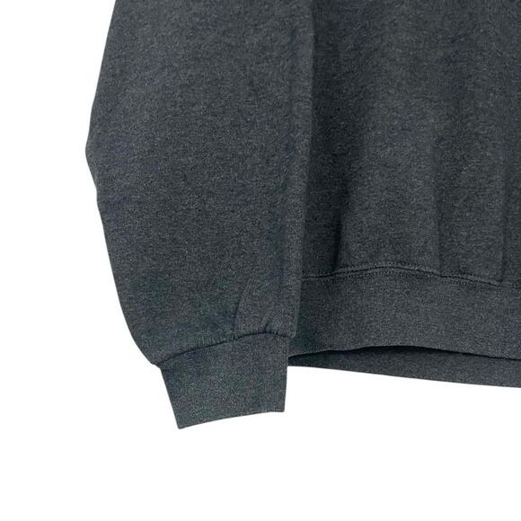 Jerzees NuBlend Grey & Blue Colorado RMNP Moose Graphic Sweatshirt - Picture 4 of 7